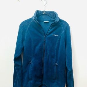 Columbia Ladies Blue/ Teal Fleece Jacket